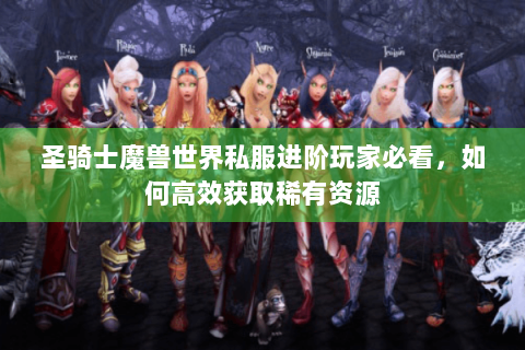 圣骑士魔兽世界私服进阶玩家必看，如何高效获取稀有资源