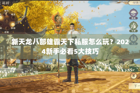 新天龙八部雄霸天下私服怎么玩？2024新手必看5大技巧