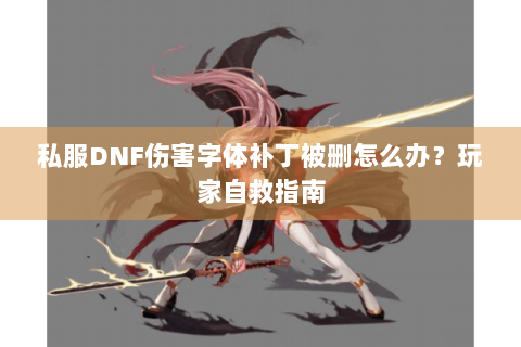 私服DNF伤害字体补丁被删怎么办？玩家自救指南