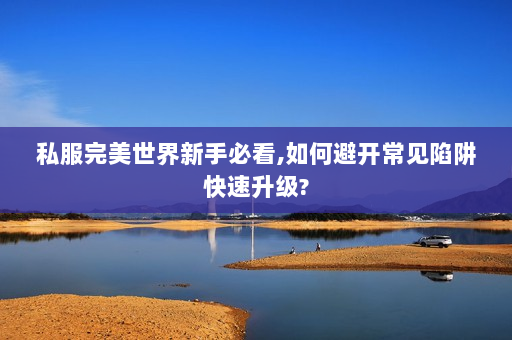 私服完美世界新手必看,如何避开常见陷阱快速升级?