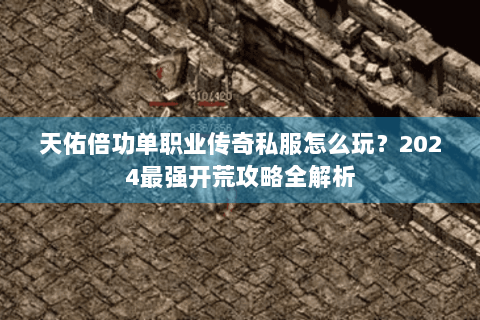 天佑倍功单职业传奇私服怎么玩？2024最强开荒攻略全解析
