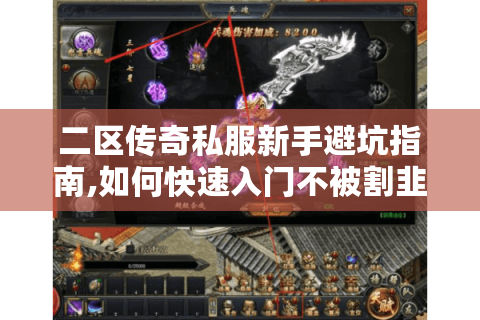 二区传奇私服新手避坑指南,如何快速入门不被割韭菜?