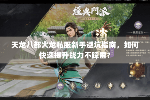 天龙八部火龙私服新手避坑指南，如何快速提升战力不踩雷？