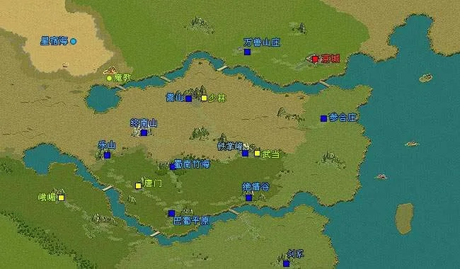 大江湖苍龙白鸟京兆府攻略：中原地图全搜集