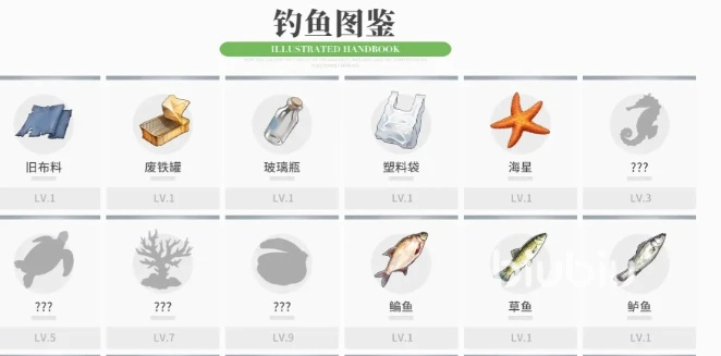 开放空间四级钓鱼收获指南，钓鱼图鉴大全
