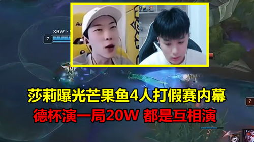 LPL选手揭露LDL内幕:4人打假赛真相! LPL选手揭露LDL内幕:4人打假赛真相!