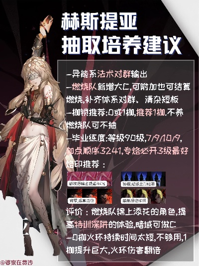 无期迷途赫斯提亚专烙升级秘籍,揭秘最强攻略！